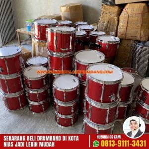 Pengrajin Alat Musik Drumband Anak Sekolah