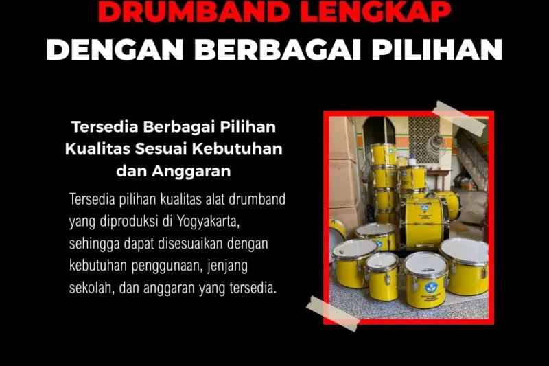 Pilihan kualitas drum band dari pabrik Yogyakarta