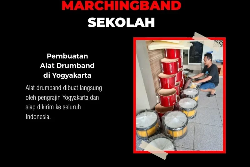 pabrik alat drumband di Yogyakarta produksi alat drumband dan marching band