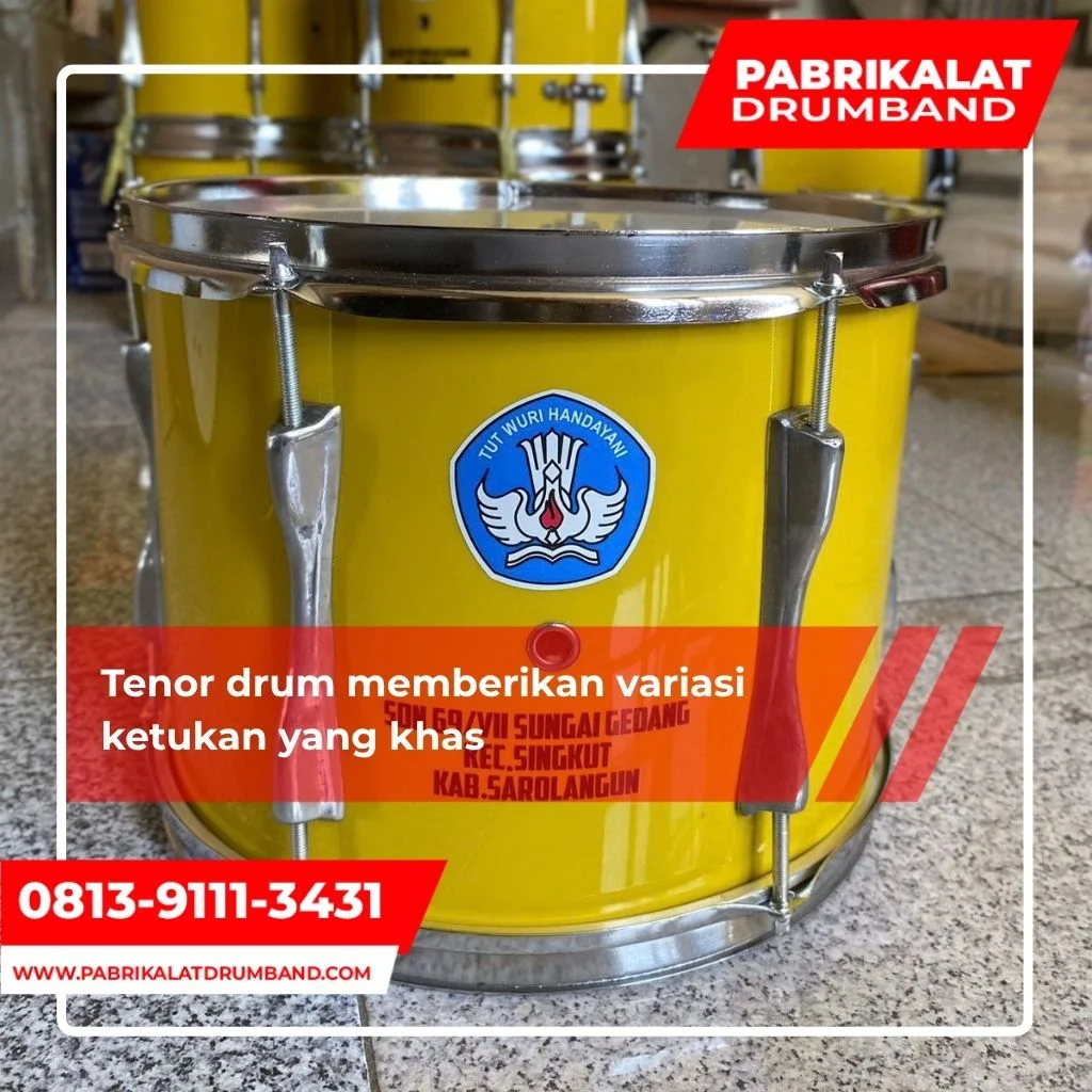 Tenor Drum untuk Memperkaya Ritme