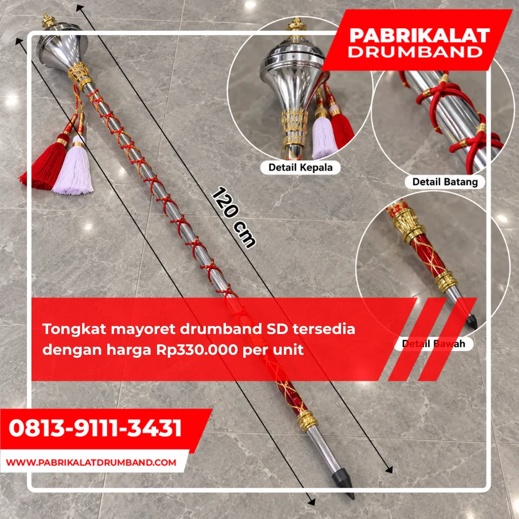 Tongkat Mayoret Drumband Rp330.000